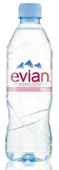 Evian Natürliches Mineralwasser 500ml PET(DPG Einwegpfand) im 24er Tray